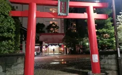 空手稽古会場近くの厳島神社